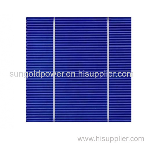 156x156 Polycrystalline Solar Cell Panel 3.8W 2Busbar