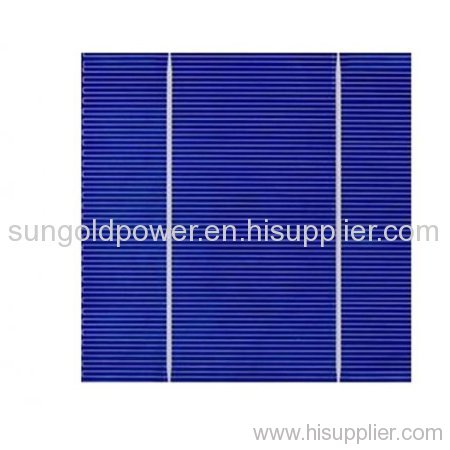 156x156 Polycrystalline Solar Cell Panel 4.2W 2 Busbar