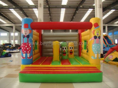 Commercial Happy Circus Bounce Houses