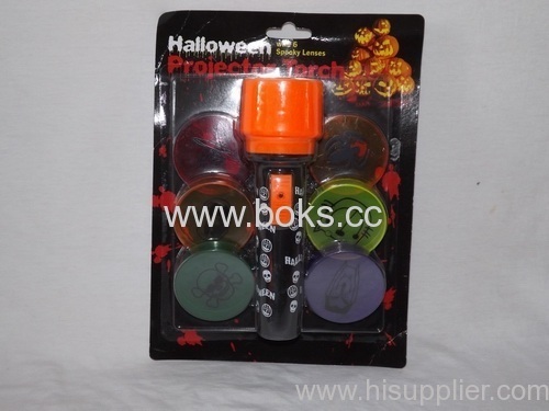 Halloween led flashlight projector