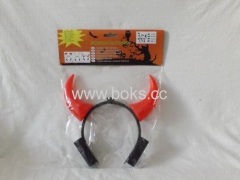 Halloween LED hair band with OX horn lights