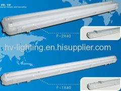 Waterproof fluorescent lighting t5 t8