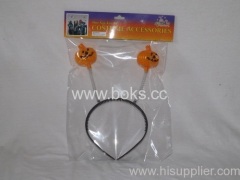 plastic small pumpking shape head boppers