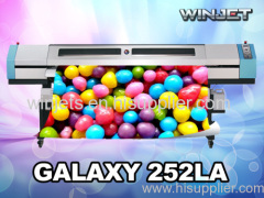 galaxy 2512la large format eco digital solvent inkjet printer with DX5 head using outdoor printer indoor ink tinta