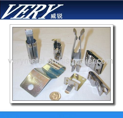 Four slide Metal Stamping components with zinc plating