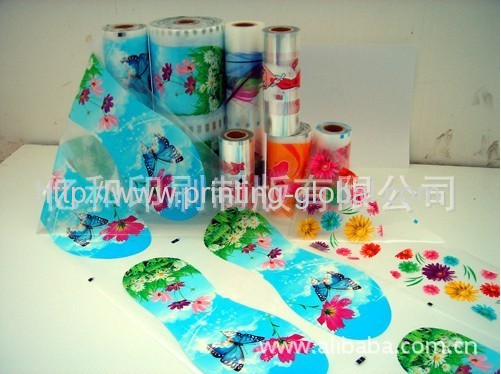 Hot stamping film for plastic sole