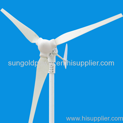 400W Horizontal-Axis wind turbine generator 24V AC 3 blades
