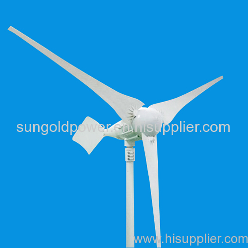 1000W Horizontal-Axis wind turbine generator 24V AC 3 blades