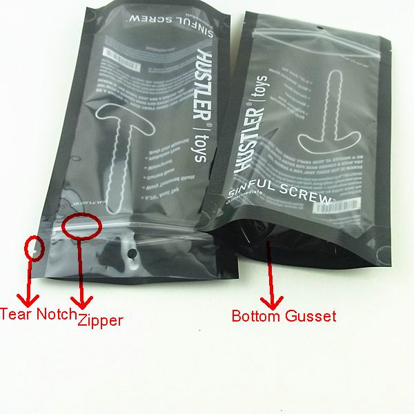 ziplock clear resealable stand up bag