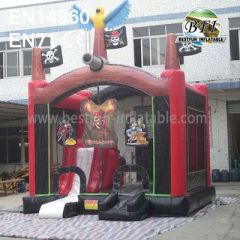 Pirate Inflatable Bouncers With Inside Slide