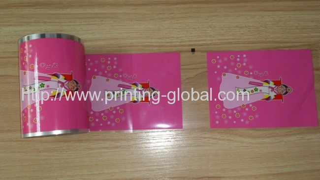 Hot stamping film for children mini plastic storage box