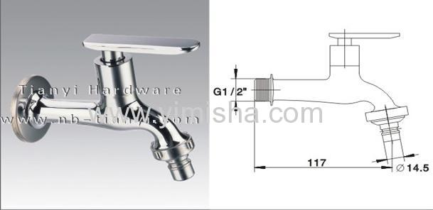 Brass Ceramic Sheet Water Faucet for Washing Machine