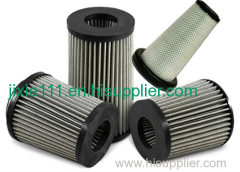 Conical air filters in different angle and diameter