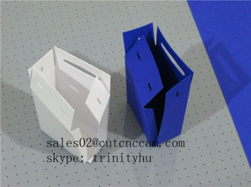 cheap 2 layer corrugated cardboard boxes sample making machine