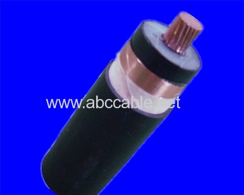 single core high voltage underground power cable