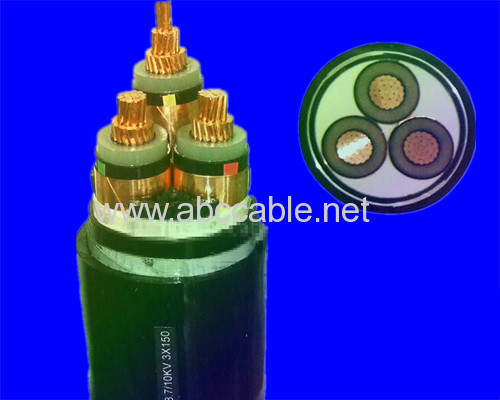 20KV 35KV Aluminum conductor power cable 70mm2 95mm2 120mm2