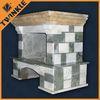 Modern Marble Fireplace Mantel Custom Stand Alone For Outdoor