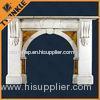 Natural Rustic Granite Fireplace Mantel , Contemporary Fireplace Mantel