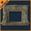 Yellow Travertine Fireplace Mantel