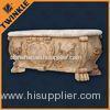 Durability Luxury Natural Stone Bath Tub With Free Standing For House