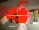 Reusable Natural spray flocklined household Color Latex Gloves
