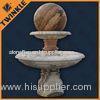 Backyard Ball Stone Water Fountains Custom For Home Decorative