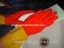 Straight cuff rubber Color Latex Gloves for office cleaning
