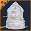White Marble Natural Stone Water Fountains With Statue For Patio