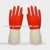 Size S - XL Color Latex Gloves with straight cuff , wave cuff