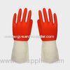 Size S - XL Color Latex Gloves with straight cuff , wave cuff