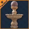 Natural Yellow Stone Water Fountain , Garden Water Ball Fountains