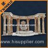 Western Marble Stone Garden Gazebo Polished With Outdoor Decoration