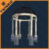 Hand Carved Stone Garden Gazebo Decoration Marble Pillar Pavillion