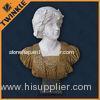 Home Indoor Carved Marble Sculpture With Famous Women Head Bust