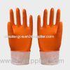Dip flocklined Kitchen Latex Gloves / rubber glove With straight cuff