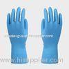 Size S , M , L , XL Kitchen Latex Gloves , sky blue dish washing gloves