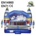 Inflatable PVC Rocket Bouncy Jumping Castle and House