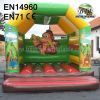 Happy Inflatable Jungle Animal Bouncy Castle