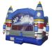 Space Theme PVC Inflatable Rockets Castle