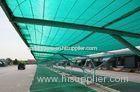 Dark Green Sun Shade Hdpe Netting For Parking Lot 85gsm - 300gsm