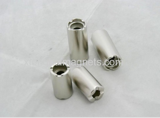 China supplier Neodymium Rare Earth magnets Grade N35 Cylinder size D6X12mm for sale