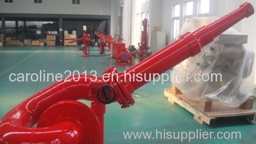 4000l/min Carbon steel fixed fire monitor /fire fighting monitor , fire fighting equipment