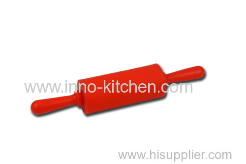 Silicone Rolling Pin With Plastic Handle