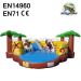 Inflatable Coco Pirate Island Playground Jumping Castle and Slide