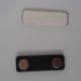 China manufacturer and exporter Name Badge Magnets with tow pieces magnet on the Iron plates