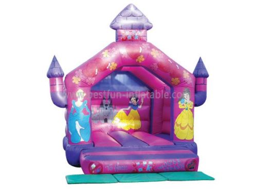 Purple Princess Palace Inflatable Bouncy Castle