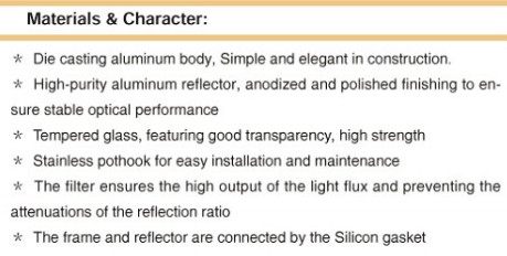 IP65 Installment diameter 60mm Road lamp