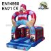 Inflatable Adventure Pirate Ship Jumping House and Castle
