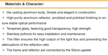 IP65 Installment diameter 60mm Road light