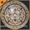 Yellow Round Marble Floor Medallions With Natural Stone For Hotel